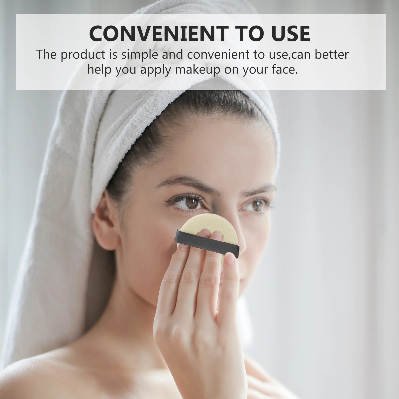 

4pcs Dual-Sided Makeup Small Portable Powder Puff For Foundation Face Application Tools Beauty Accessories