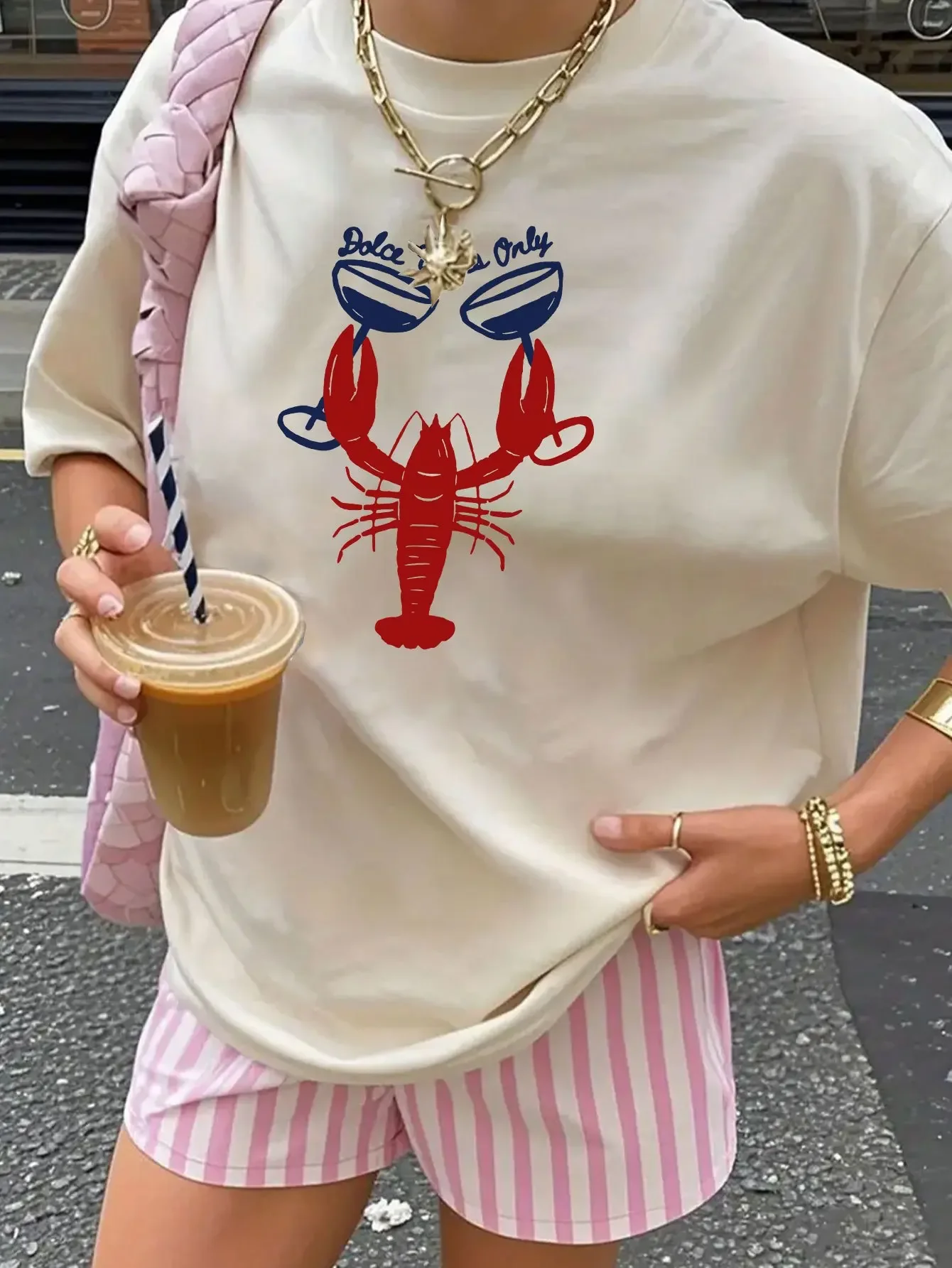 Camiseta Informal D… - image