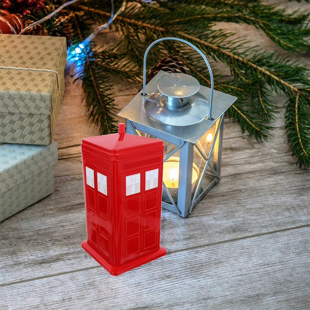 

1 pc Candy Cookie Tin Box Christmas Theme Storage Gift Packaging Hd Print Sealing Metal Container Xmas Party Favor