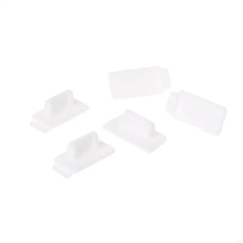 H7JF 5 PCS มาตรฐานกันฝุ่นมาตรฐาน USB ปลั๊กสำหรับแท็บเล็ตพีซี PowerBank ทนทาน