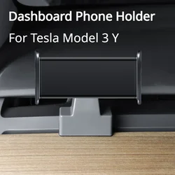 Per Tesla Model 3 Y supporto per telefono cruscotto artiglio supporto per telefono cellulare supporto per Tablet PC staffa per auto supporto per telefono elettrico Base senza tracce