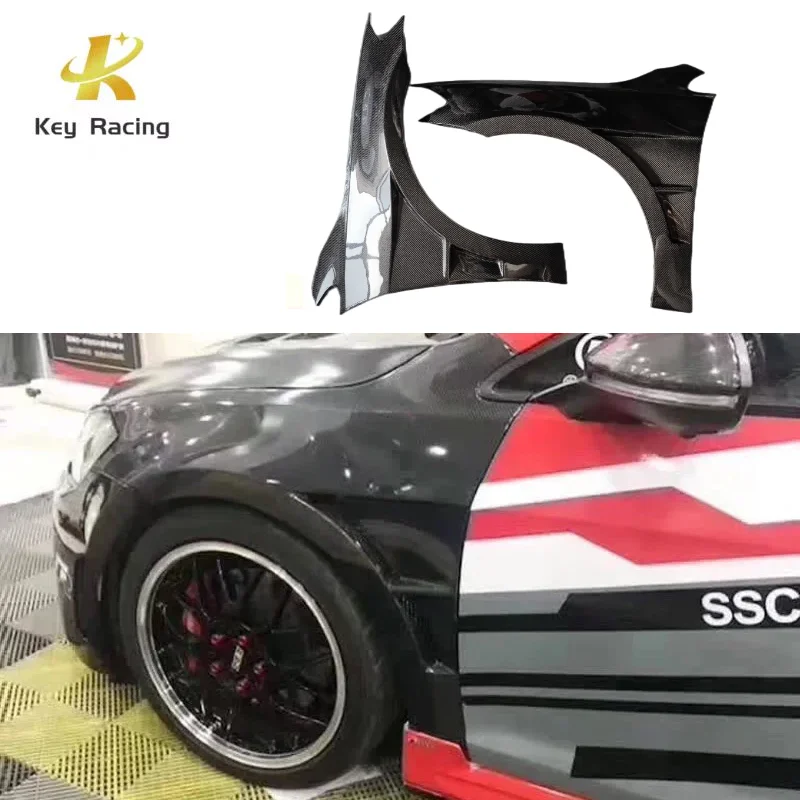 

Автомобильное крыло Golf 7 MK7, переднее крыло из углеродного волокна для Volkswagen Golf 7 7,5 MK7 GTI R