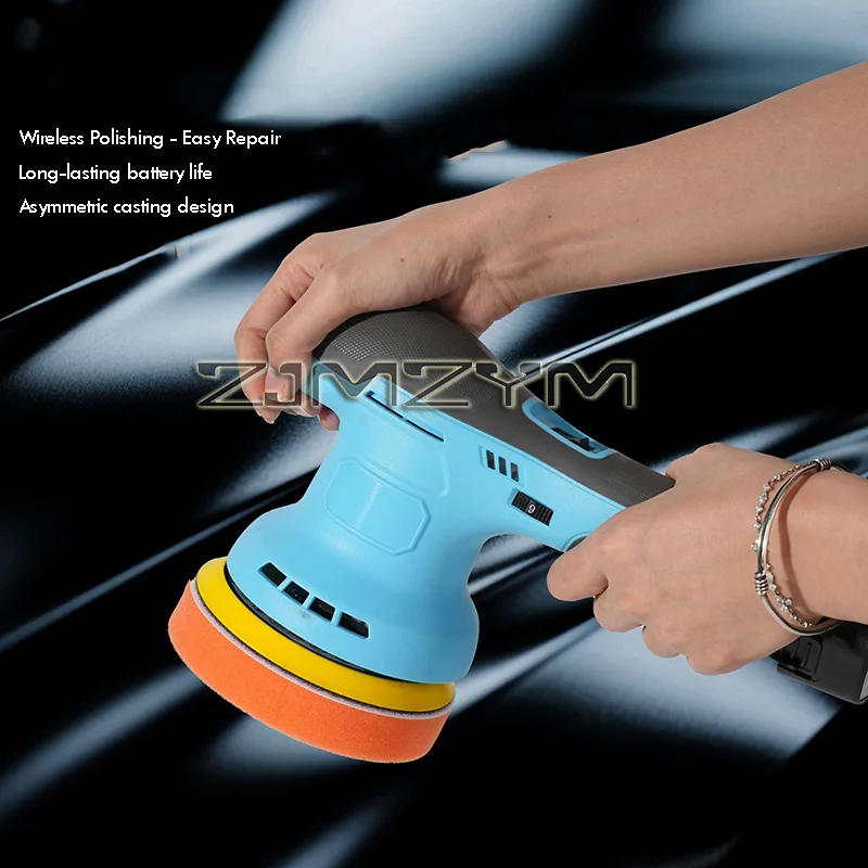 Automotive Polisher Adjustable Speed Car Electric Polisher Waxing Machine For Automobile Furniture Polishing Tool