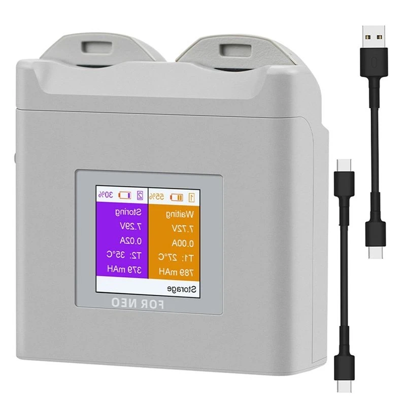 A97I-For DJI NEO Two-Way Digital Display Charging Hub Power Bank Accessories Intelligent Battery Butler