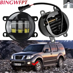 2PCS Car Front Bumper LED Fog Lights Headlight Lamp Assembly For Nissan Pathfinder R51 Navara D40 Note E11 Xterra Frontier