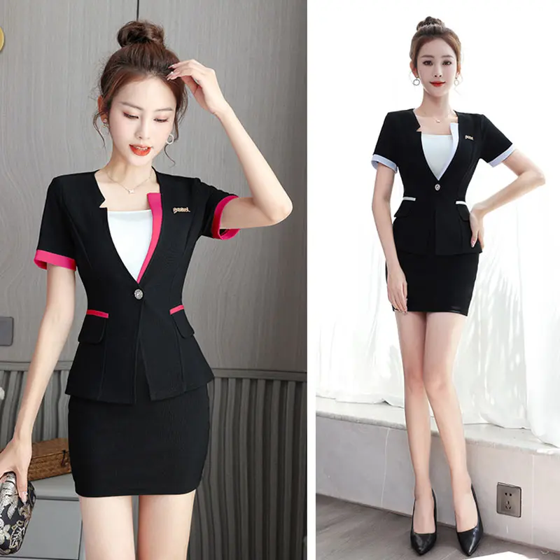 Beauty Salon Spa Uniform For Woman Sexy Restaurant Waiter Clothes Esthetic Desk Hotel Massage Nail Beautician Cafe Work Outfit