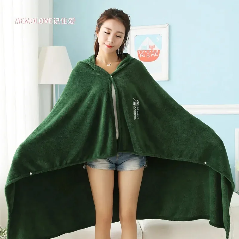 Attack on Titan Blanket Cloak Shingeki No Kyojin Survey Corps Cloak Cape Flannel Cosplay with Real PhotosLunch Break Blanket