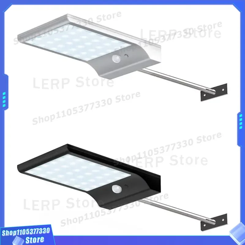 Outdoor LED COB Solar Wall Light Waterproof Motion Sensor Spotlight for Garden Street Safety Emergency Access Sports Lighting