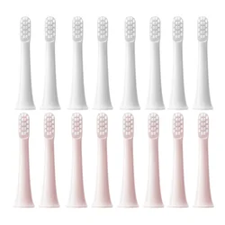 XIAOMI MIJIA T100 교체 용 브러시 헤드 용 12PCS 소닉 전동 칫솔 진공 듀폰 소프트 브리 슬 적합한 노즐