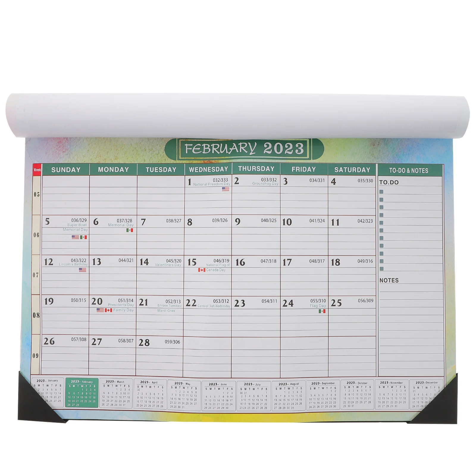 

2024 Monthly Wall Calendar Exquisite Home Office Dorm Festivals Dates Clear Lightweight 2024 Wall Calendar