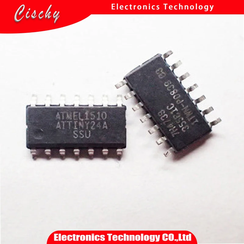 1 unidad/lote ATTINY24A-SSU ATTINY24-20SSU ATTINY24A ATTINY24 SOP-14