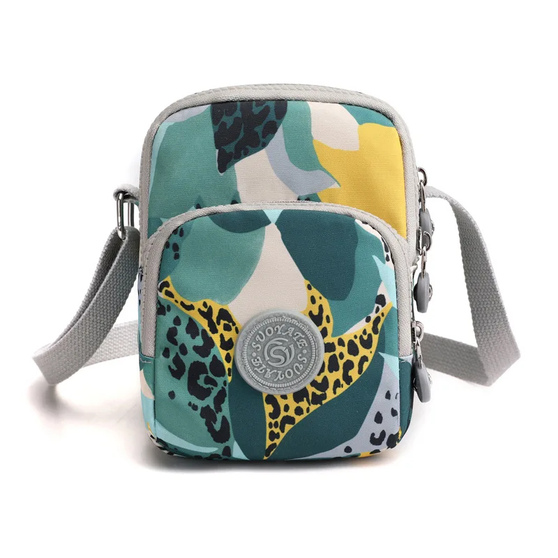 

Ladies' lightweight shoulder bag women nylon Oxford cloth bag mini mobile phone bag