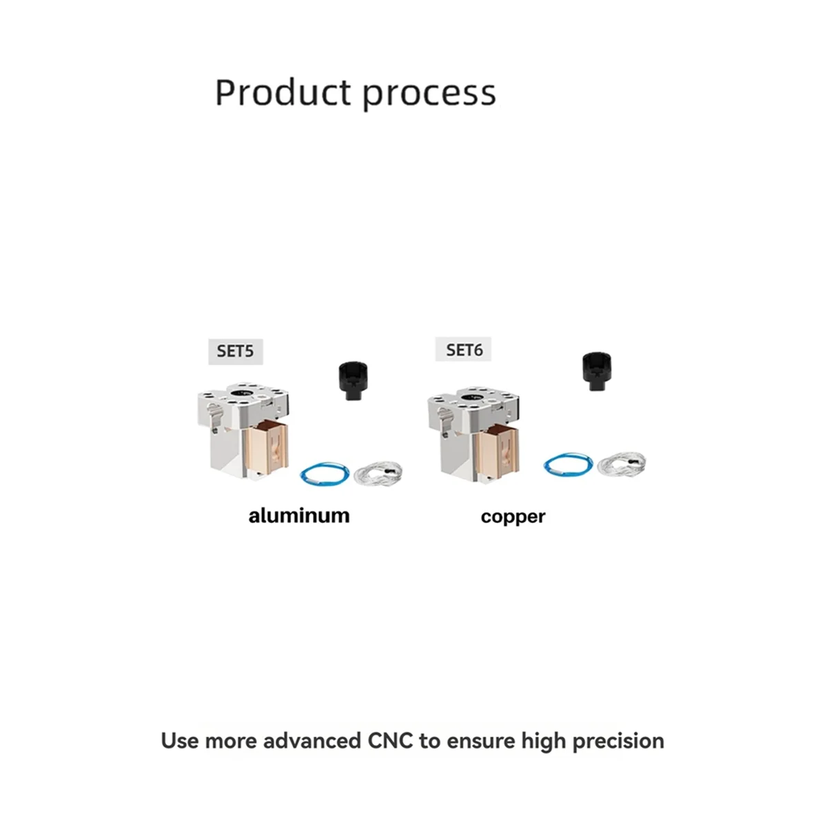 BISMZ كتلة سخان طابعة ثلاثية الأبعاد عالية الأداء ، لـ CHP كريزي بركان سخان كتلة 82 واط أنبوب التدفئة ملحقات طابعة ثلاثية الأبعاد أ