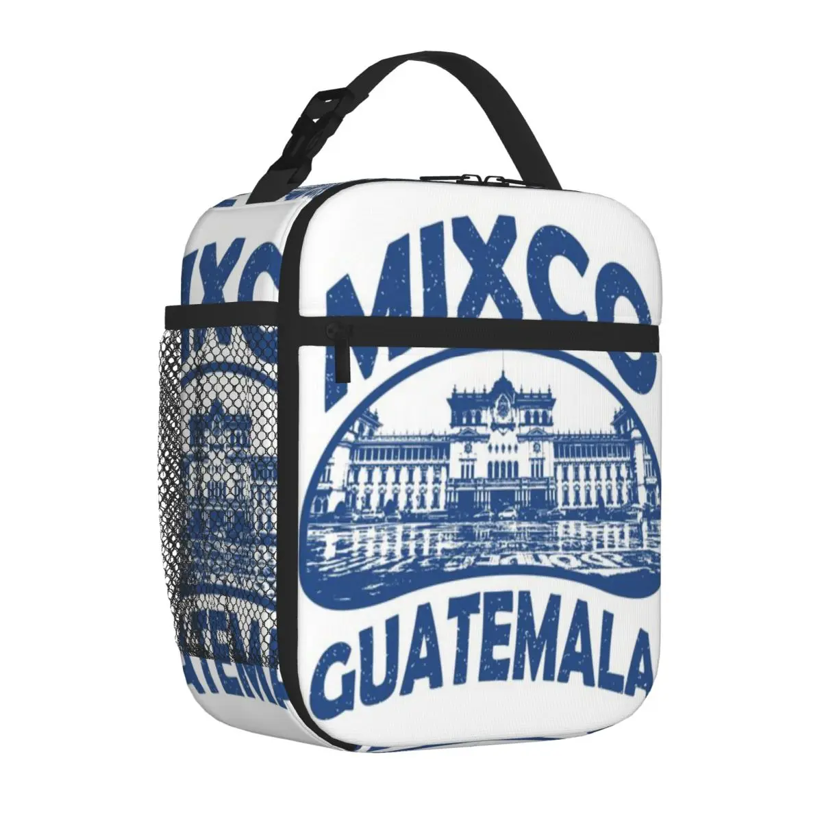 Hot Sale Mixco Guatemala Transparent Detail Student Lunch Bag Business Trip Commuter Lunch Bag