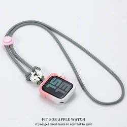 Dolphin lanyard For Apple Watch 41mm 42mm 45mm46mm49mm lanyard S10S8 Necklace cord S7 S6 S5 SE ultra Cover Pocket watch braided