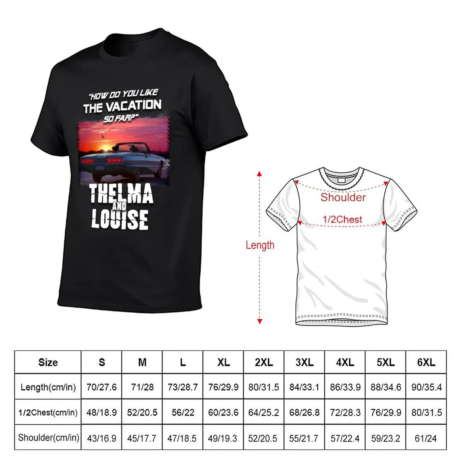 Thelma & Louise T-Shirt customs street wear Short sleeve tee clothing for men