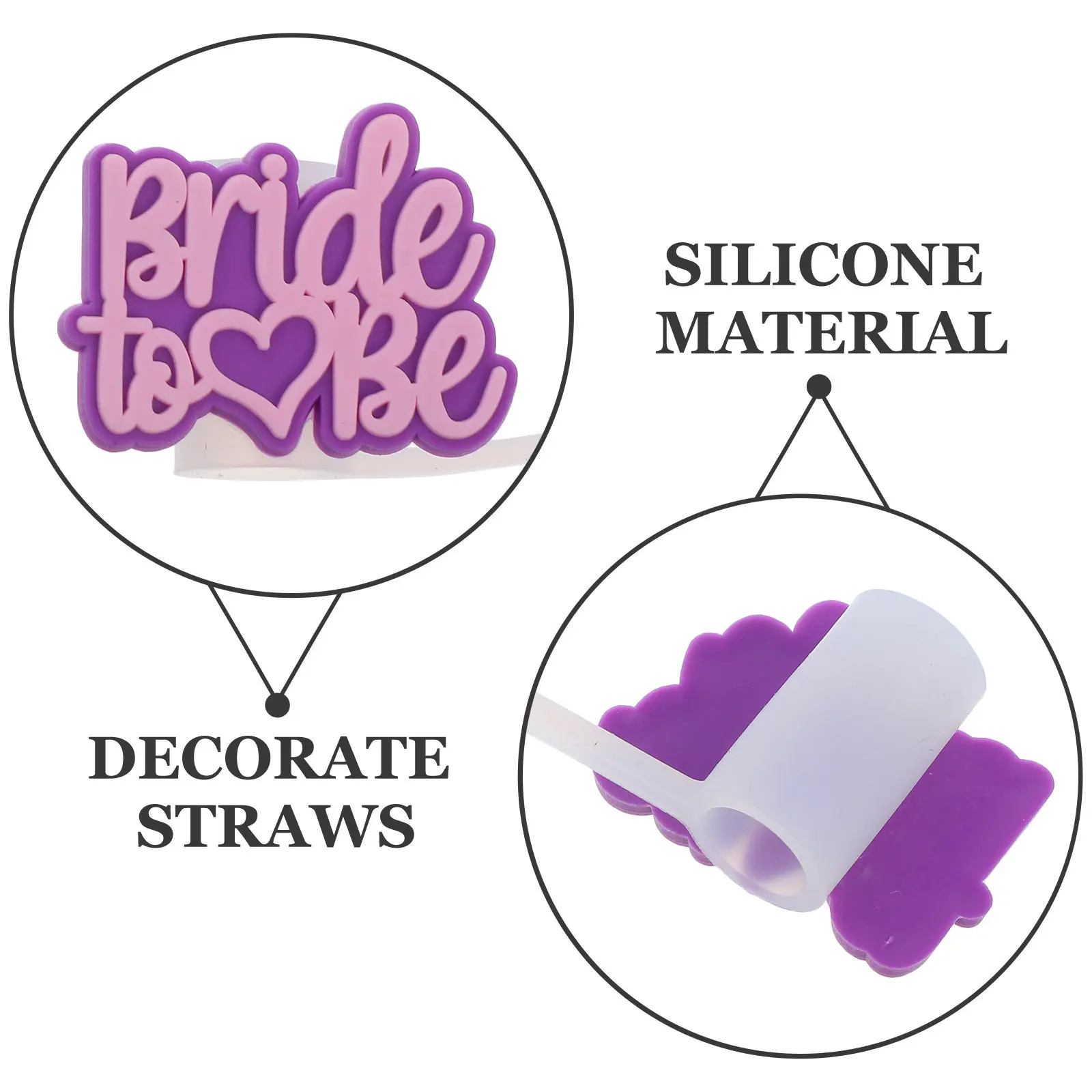 10 Pcs Travel Accessories Straw Cap Cute Tips Covers Toppers Reusable Straws Silicone