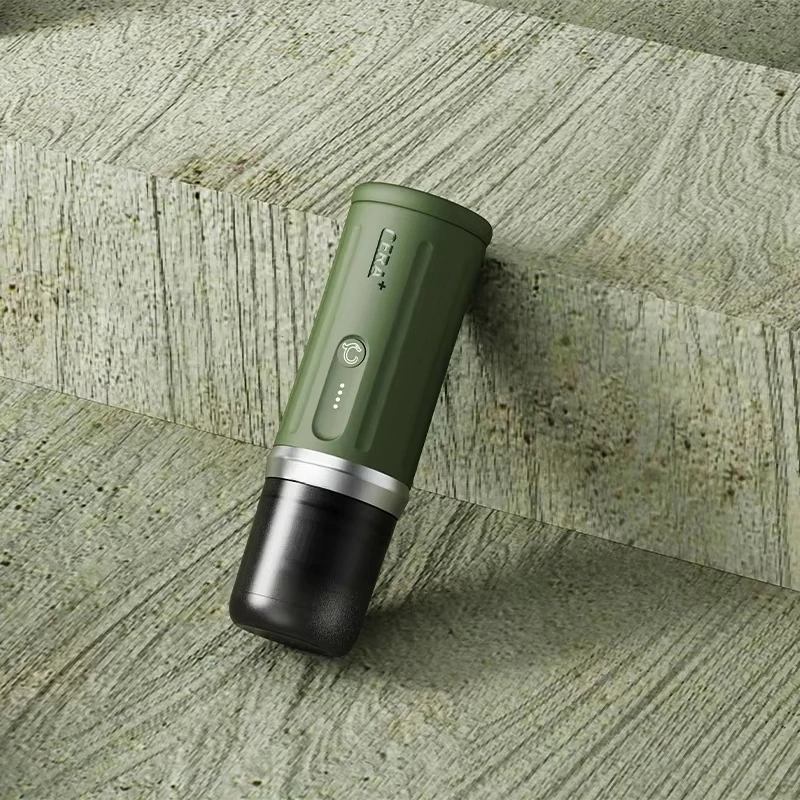 Portable Espresso Machine Mini Size USB Compatible Ground Coffee Capsules for Travel Hotels Household Cars