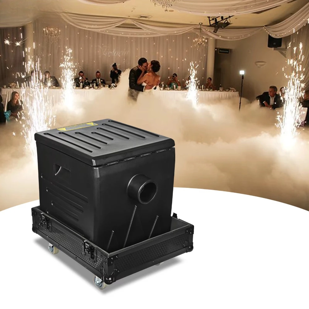 g Stage Event Low Lying Smoke Machine  4000w Mini DMX Dry Ice Low Fog Machine Weddin