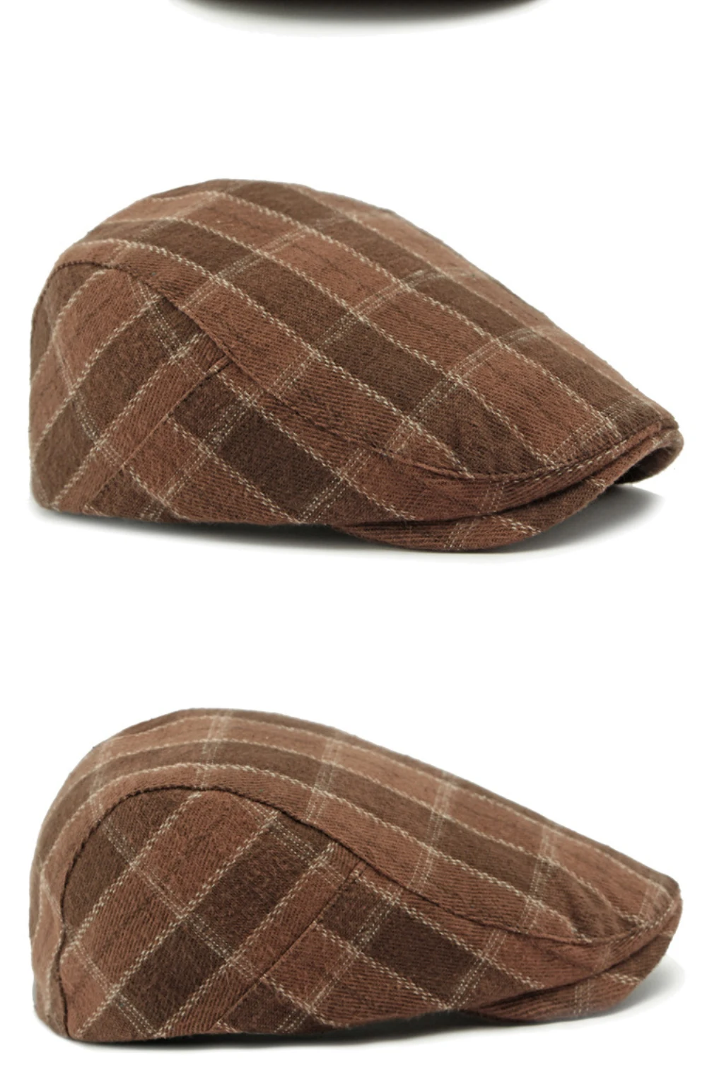 HT4947 Berets Neue Herbst Winter Caps für Männer Frauen Plaid Künstler Maler Baskenmütze Hut Männlich Weiblich Ivy Flache Kappe Einstellbare Baskenmütze Kappen – Detail 10