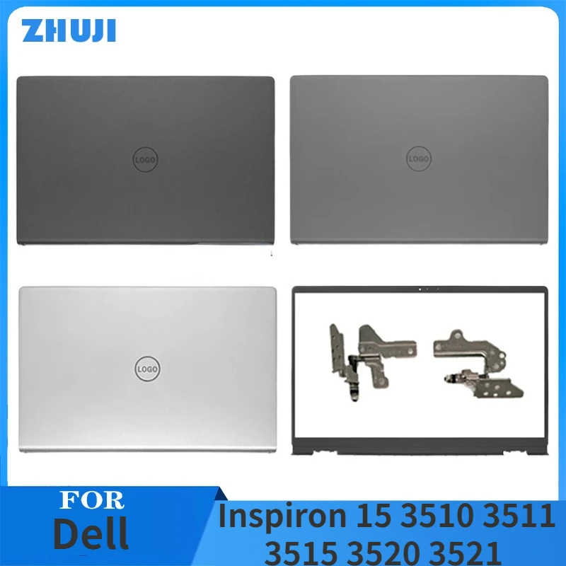 New For Dell Inspiron 15 3510 3511 3515 3520 3521 Rear Lid TOP Case Laptop LCD Back Cover 0T4MT1 DDM9D 0WPN8 Bezel Hinges 09WC73