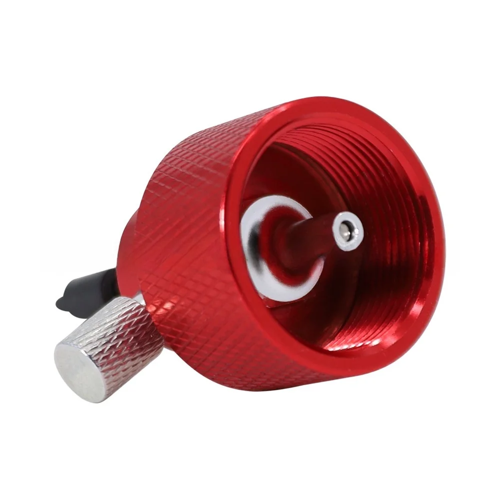 Gas Refill Adapter Needle for Propane Tanks with Vent and Pressure Release Aluminum Construction for Outdoor Use