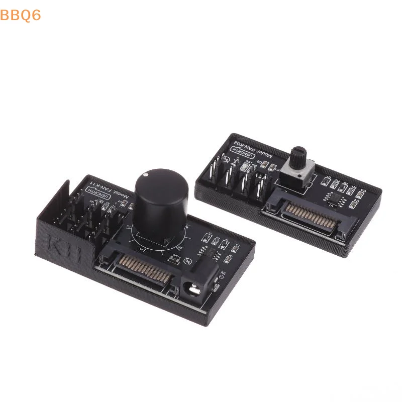 *PWM Fan Speed Controller SATA DC Power On 4Pin Fan Governor NAS Server Fan Speed Regulator 4-Way 6-Way PWM Fan HUB Control