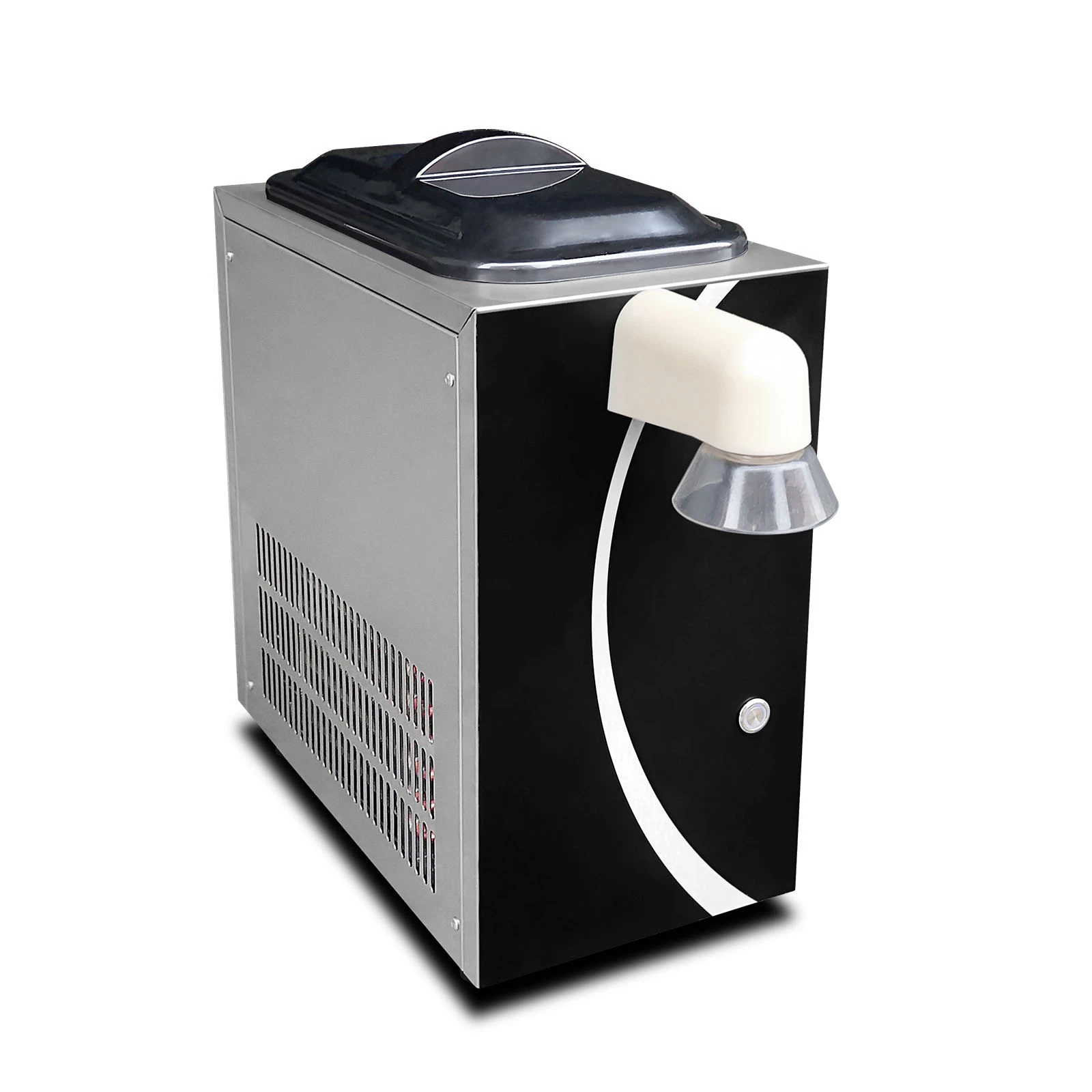Kolice Commercial Table Top Whipped Cream Maker Compressor Pump Pressurized Dispenser Machine for Milkshake Dessert