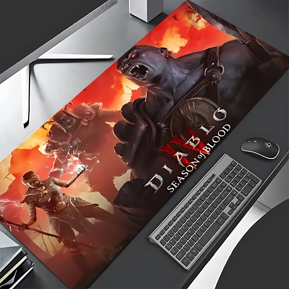 Game D-Diablo 4 Mousepad Mouse Pad Laptop Gaming Accessories Mousepad Large Desk Mat Computer Gamer Keyboard Rug Carpet