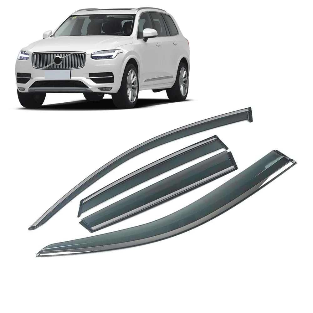

For VOLVO XC90 XC Classic 2009-2019 Car Window Sun Rain Shade Visors Shield Awnings Shelter Protector Cover Sticker Accessories