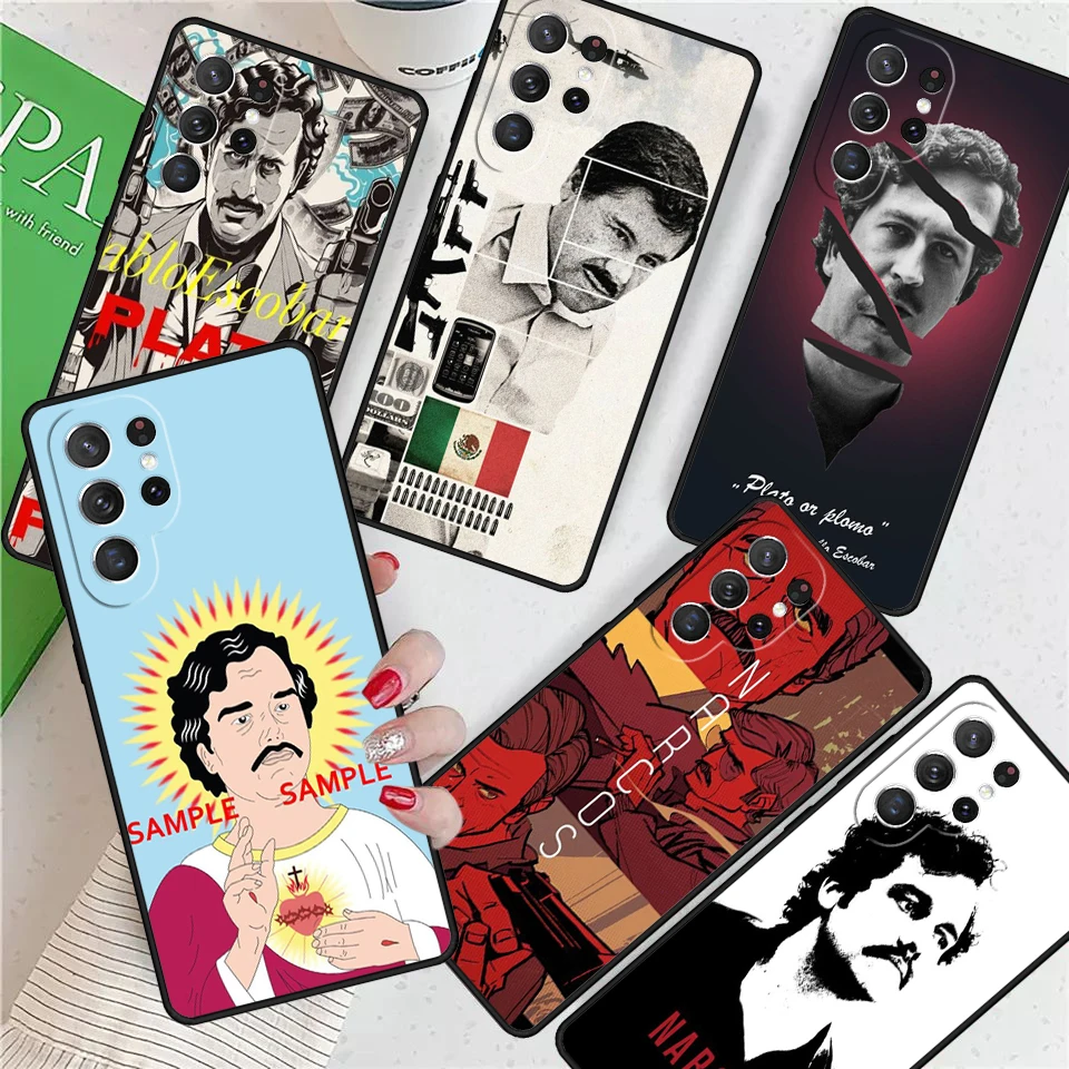 

Pablo Escobar Narcos TV Series For Samsung Galaxy S24 Ultra S21 S22 S8 S9 S10E Note 10 20 Plus FE S23 Phone case Cover Coque