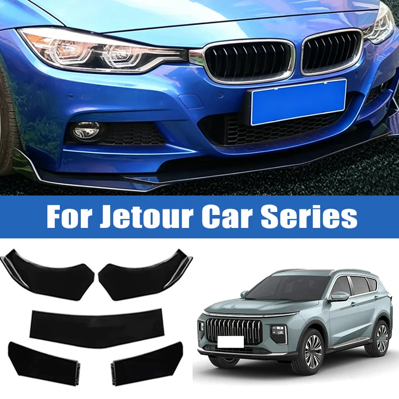

5Pcs Car Front Bumper Separator Bumper Lip Body Kit Duck Lip Separator For Jetour X70 X70PLUS X90 X90PLUS Dashing T1 T2 T95