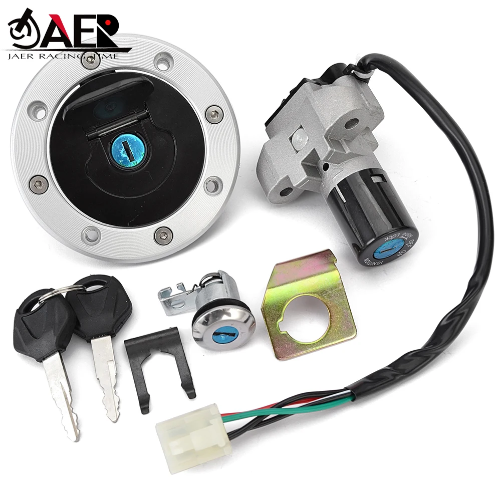 GS 500 Ignition Switch Fuel Gas Tank Cap Lock Keys Set for Suzuki GS500 2001-2012 2011 2010 2009 2008 2007 2006 2005 2004 03 02