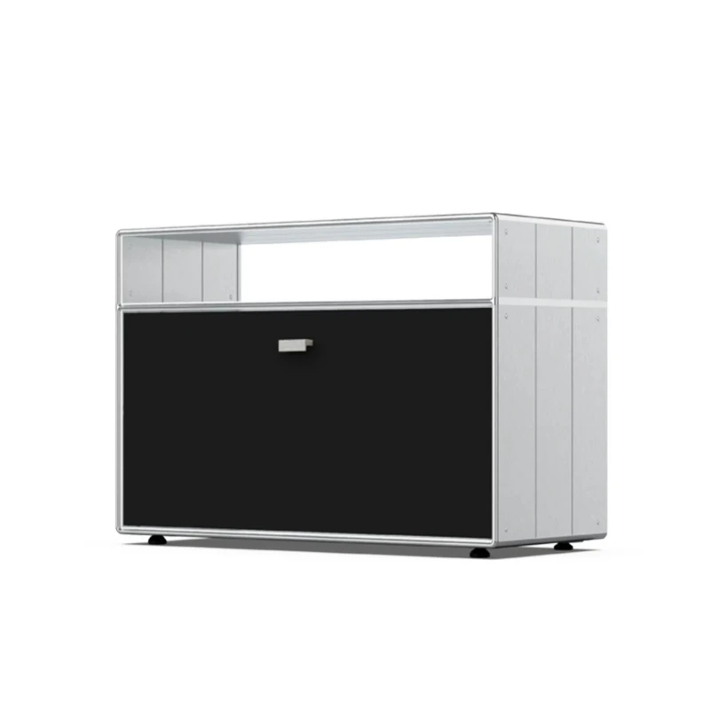 Retro cabinet creative simple medieval bedside table minimalist module cabinet side cabinet