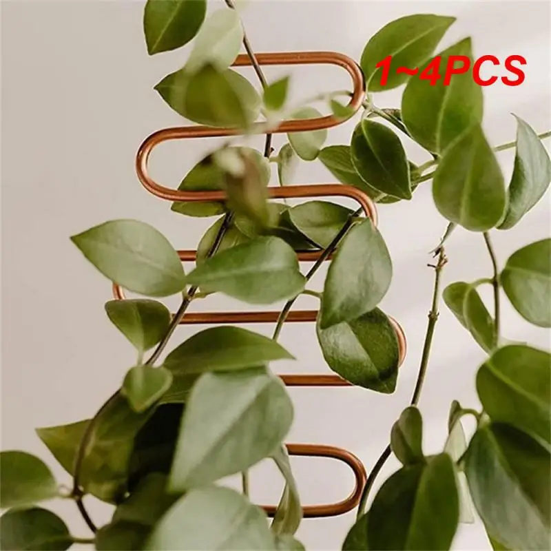 1~4PCS Flower Pot Holder Complete Specifications Non Scratch Iron 10 * 34cm Plant Climbing Frame Geometric Climbing Frame Stable