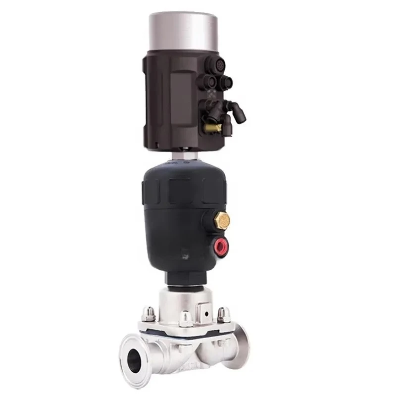 for SS316L Food Grade Diaphragm Proportional Valve Pneumatic Diaphragm Valves With Position Sensor