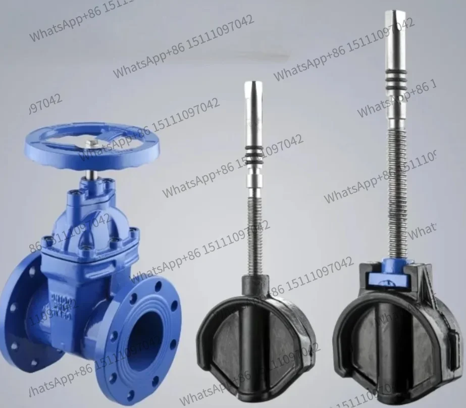 2pcs   Screw Rod 100 Valve Stem Repair Accessories Z45 Threaded Nut Water Rubber Gate Valve Core