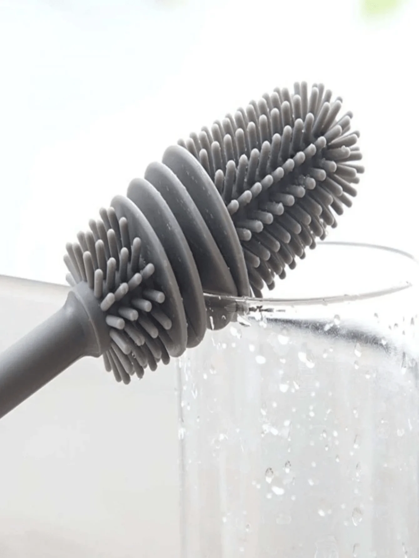 360 Degree Cleaning Power: 1pc Silicone Cup Brush For Effortless Tea Stain Removal,Kitchen,Bathroom,Home,Household Supplies image 3