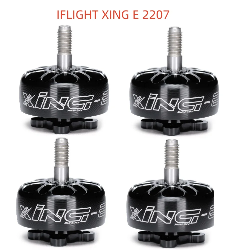 4 SZT. iFlight XING E Pro 2207 1800KV 6S /2450KV 2750KV 4S Silnik Bezszczotkowy do FPV RC Multicoptera Drona Wyścigowego Części Zamienne DIY — 2