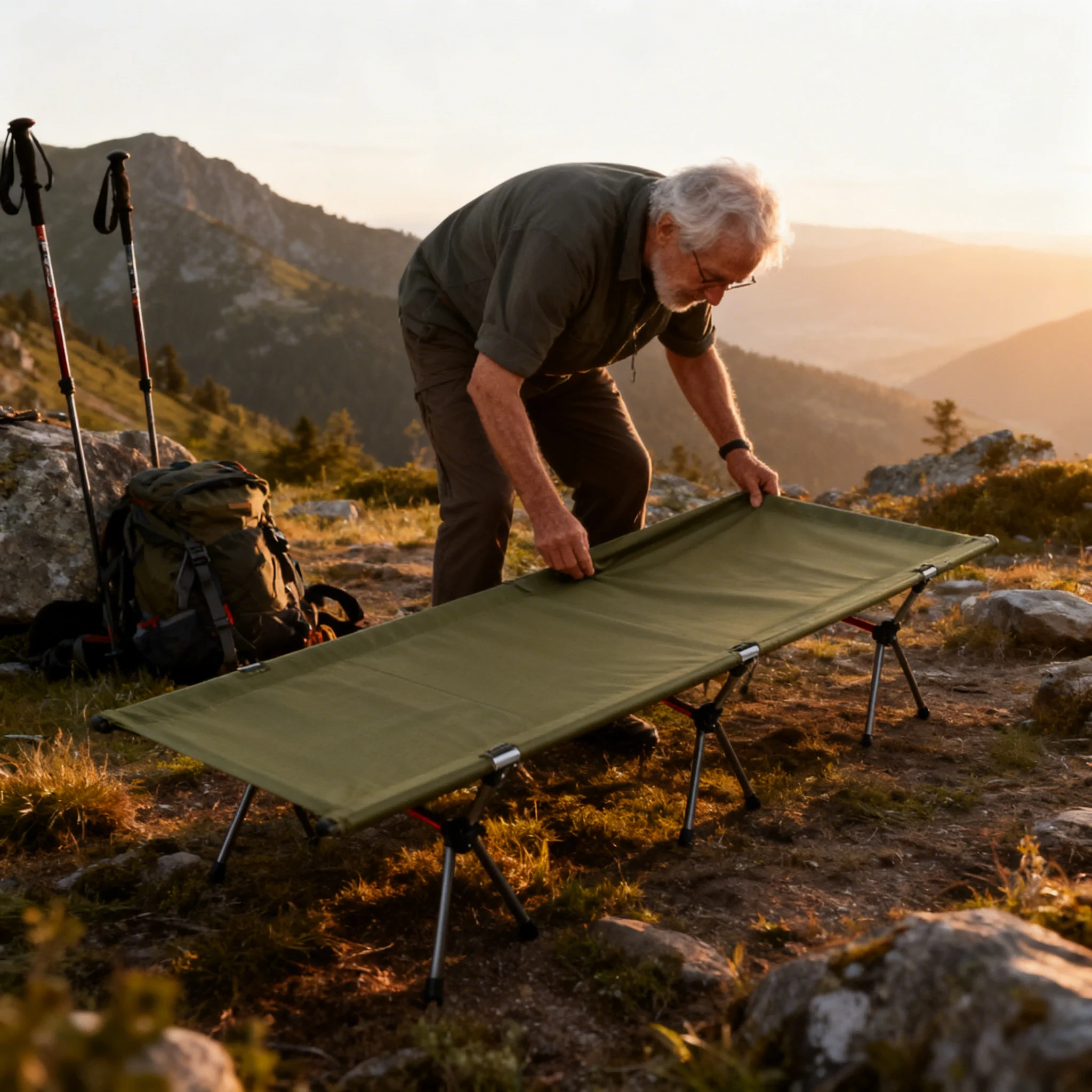 

Роскошная складная кровать с высококачественной тканью и отделкой, элитная раскладная кровать для глэмпинга