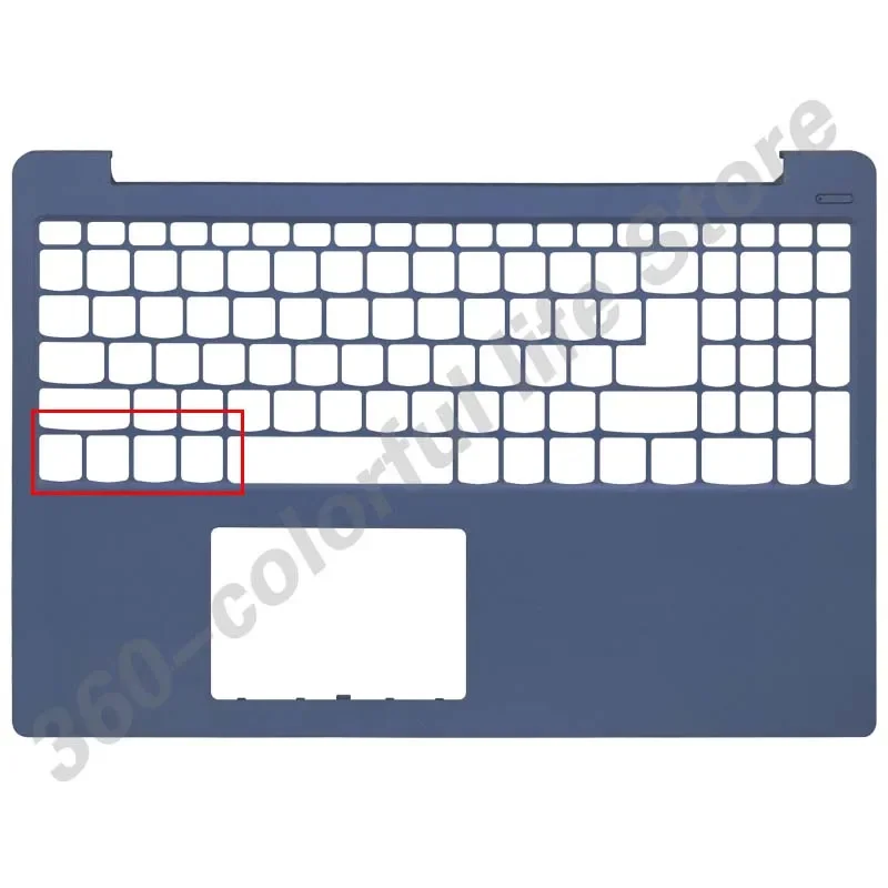 Imagem -05 - para Lenovo Ideapad 330s15 330s-15ikb 330s-15isk 7000-15 Tampa Traseira Lcd Moldura Frontal Inferior Inferior Azul Novo Case