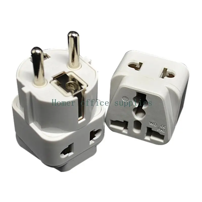 K43B European Type E/F Unit with Universal Input Port, Small Outlet Access Tool Suitable for Hotel, Office, Dorm
