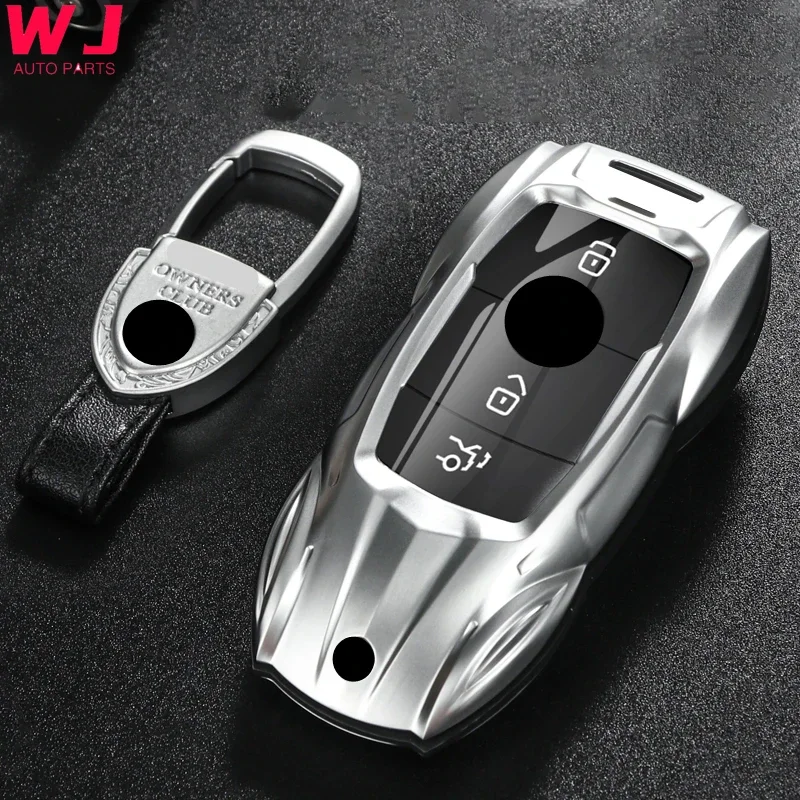 

Metal Car Remote Key Cover Case Holder Shell Fob For Mercedes Benz CLA CLS GLC300 GLE GLS A B C E Class W205 W213 W222 W177 AMG