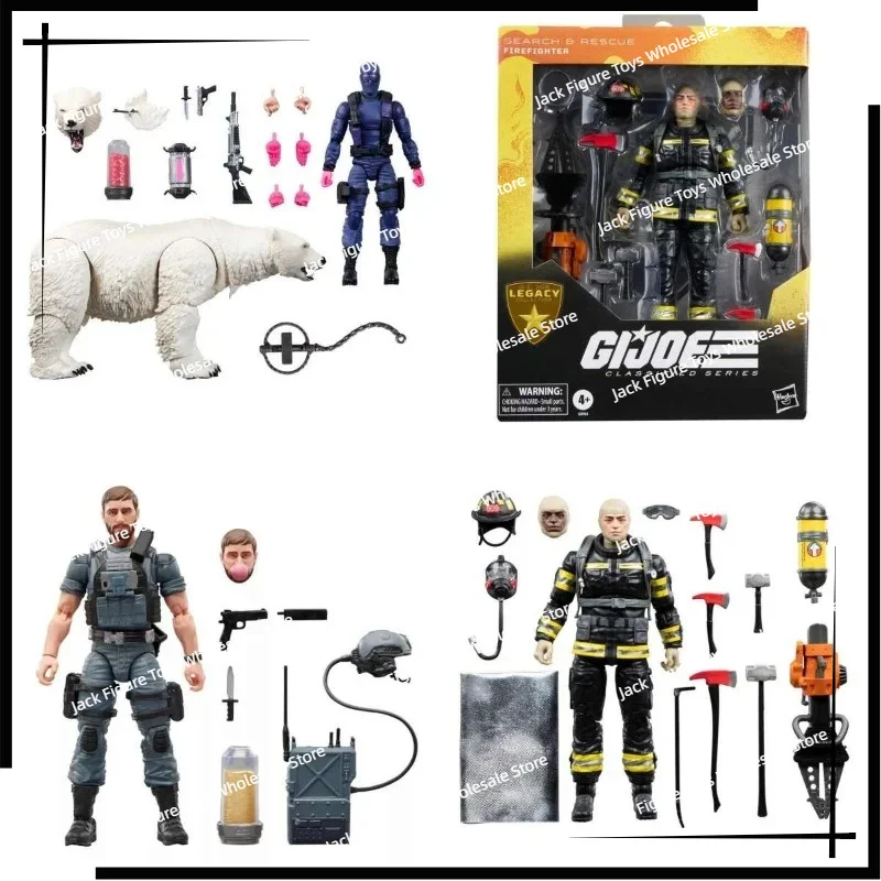 In Stock Hasbro G.I. Joe Classified Series Legacy Collection-Search & Rescue Firefighter Action Figure Original Toys Model Gifts