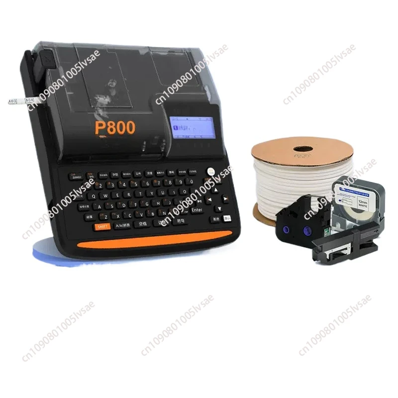 P800 Wire Number MachineTube Printer Portable Label Printer Ribbon Sticker Automatic Number Machine Electronic Heat Shrink