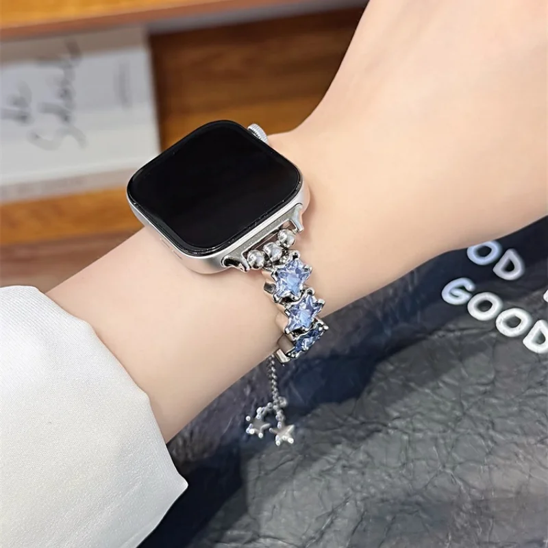 

Blue Ocean Gem is suitable for fashionable watch straps of 22mm/20mm/18mm on Huawei GT5/GT5 Pro/GT4/GT2/3/4