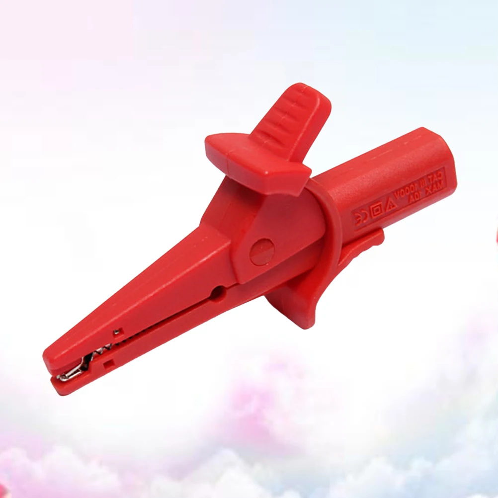

Crocodile Test Clip Alligator Insulated Clamp Probe Kit Multimeter Banana Plug Wire Electrical Accessories
