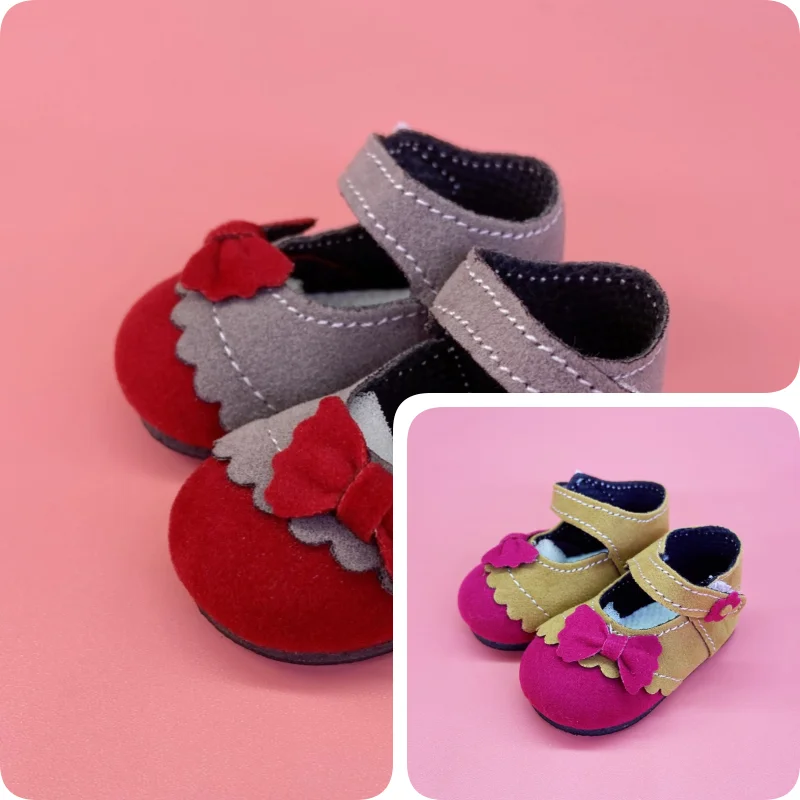 Tilda 5.6cm Mini Shoes For Paola Reina Doll,Cute Toy Shoe for Ruby Red Fashion Friends 1/4 Bjd Footwear Accessories for Dolls