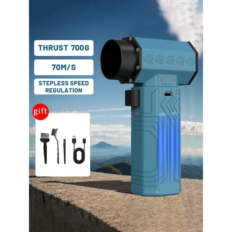 

200000RPM Powerful Duster 700g Thrust Mini Turbo Jet Fan 70m/s Wind Speed Powerful Air Blower Brushless Snow Removal Air Dryer