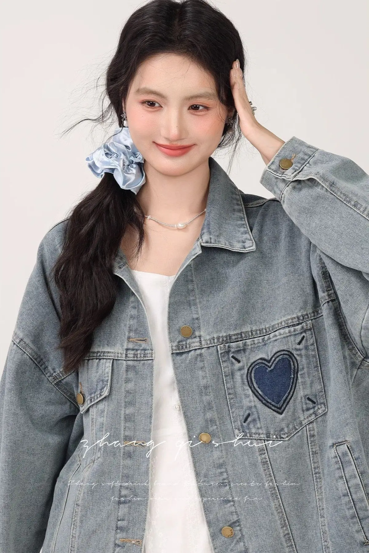 

Woman Jackets Elegant Women'S Windbreaker With Hood Short Crop Length Fashion Style Outerwear Button Front Pocket Pure Simple